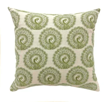 FIFI 18″ X 18″ Pillow, Green (2/CTN) / PL677GR-S-2PK