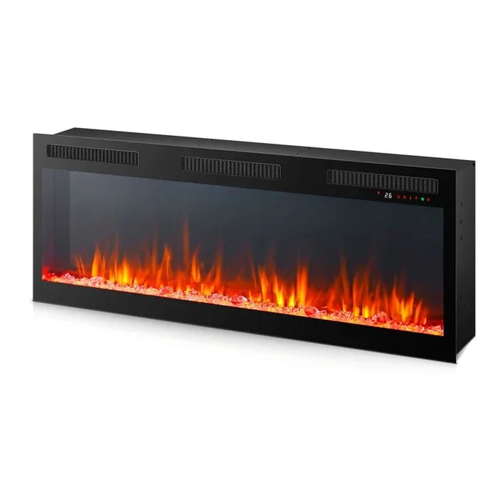 Fireplace TV Consoles – 50″ Infinity Firebox – Black