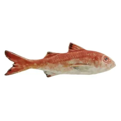 Fish And Shellfish Striped Mullet by Bordallo Pinheiro