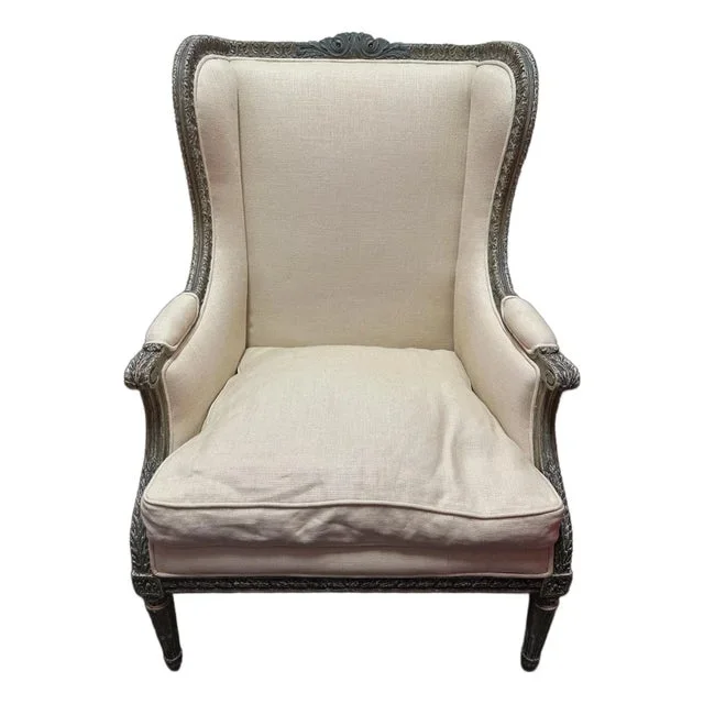 French Louis XVI Style 19th Century Carved Chair
