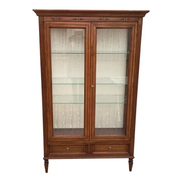 French Louis XVI Style Bookcase/Display Case