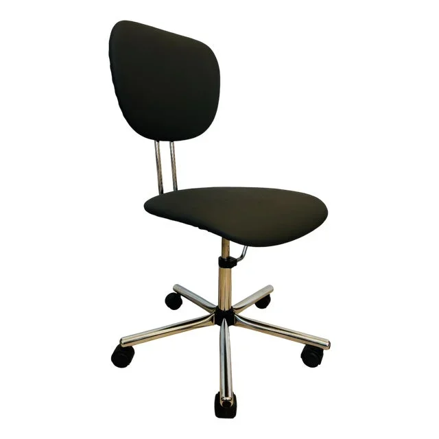 Fully Dark Truffle Kovona Office Chair by Kovona, Czechoslovakia, 1970s