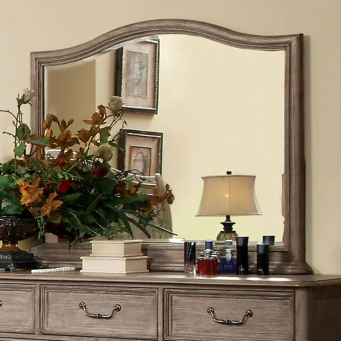 Furniture Of America Belgrade Rustic Natural Rustic Mirror Model CM7611M
