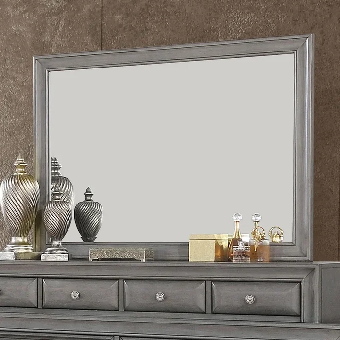 Furniture Of America Brandt Gray Transitional Mirror Model CM7302GY-M