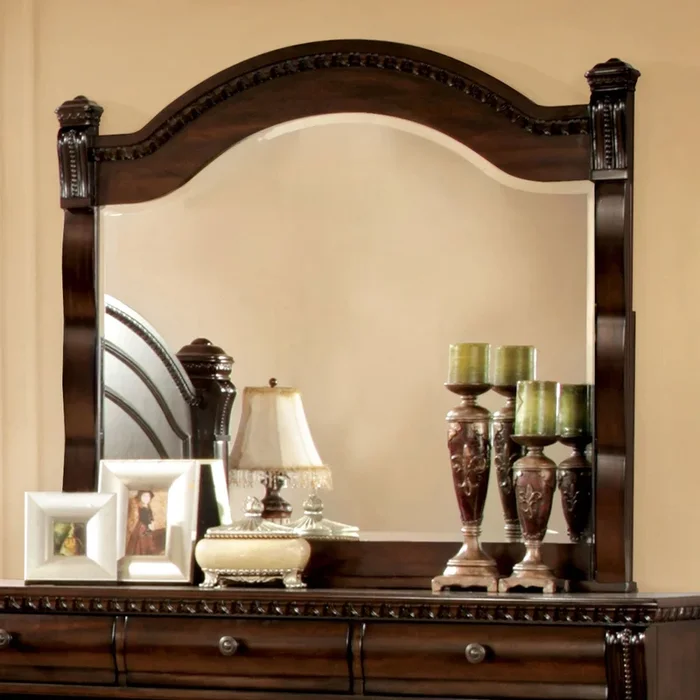 Furniture Of America Burleigh Cherry Transitional Mirror Model CM7791M