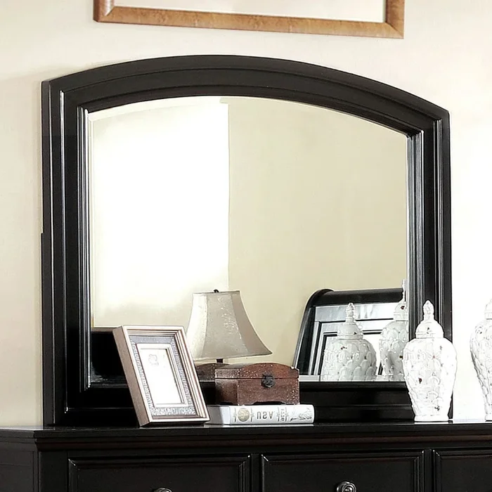 Furniture Of America Castor Black Transitional Mirror Model CM7590BK-M