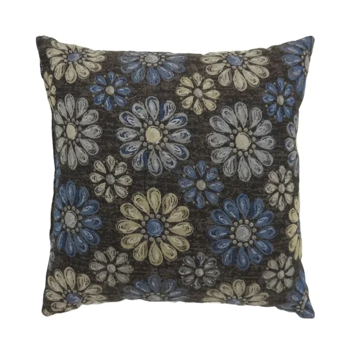 Furniture Of America Kyra Navy/Multi Transitional 17″ X 17″ Pillow, Navy (2 In Box) Model PL6024NV-S-2PK