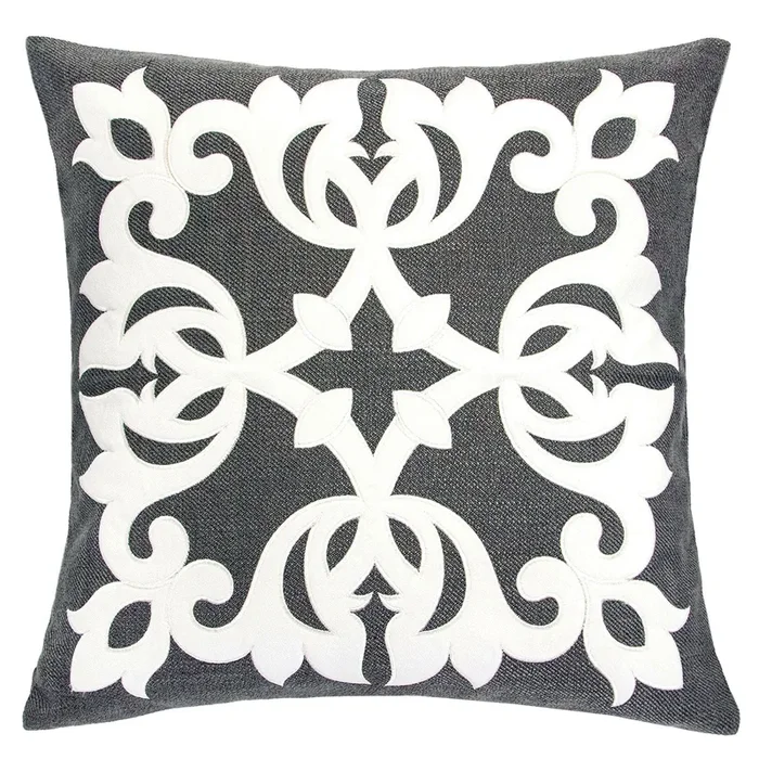 Furniture Of America Trudy Gray Contemporary 20″ X 20″ Pillow, Gray (2 In Box) Model PL8056-2PK