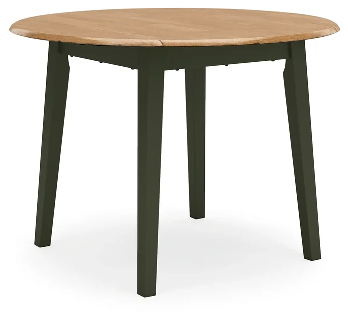 Gesthaven Dining Drop Leaf Table – Natural/Green D401-15 by Signature Design by Ashley at Old Brick Furniture & Mattress Co.