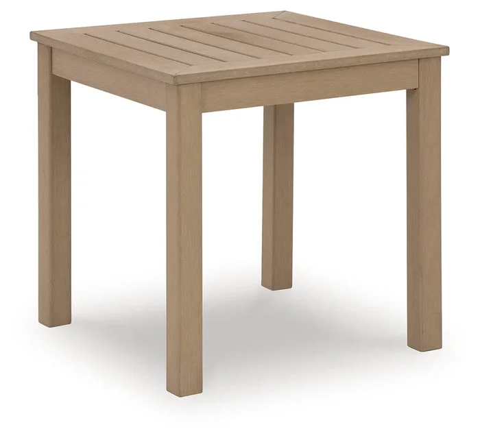 Hallow Creek Outdoor End Table P560-702 by Signature Design by Ashley at Old Brick Furniture & Mattress Co.