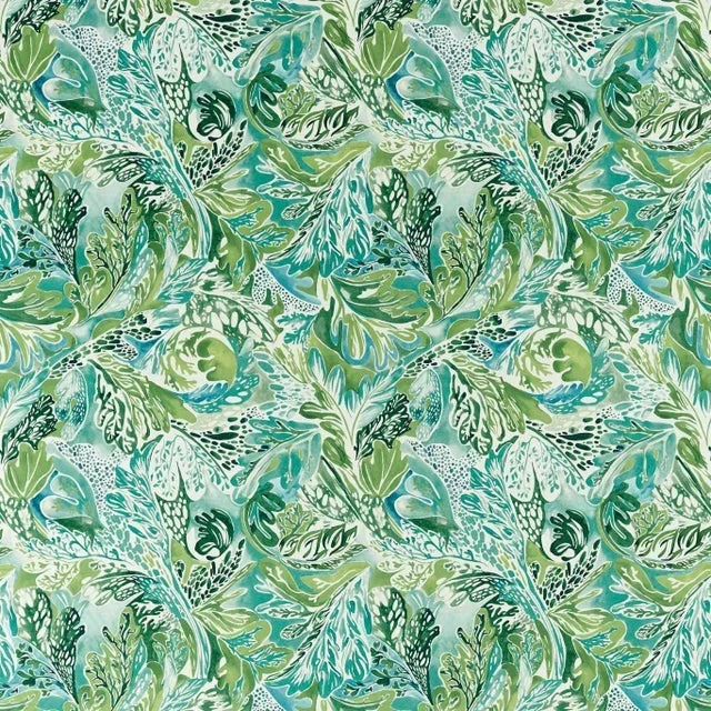 Harlequin Alotau Fabric in Fig Leaf/ Tree Canopy – a Sample