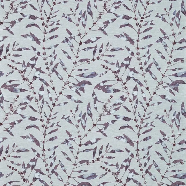 Harlequin Chaconia Fabric in Berry/Heather