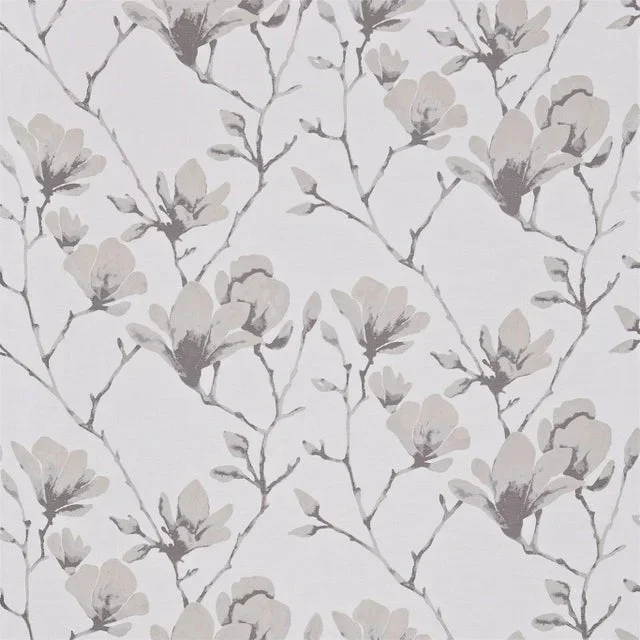 Harlequin Lotus Fabric in Dove/Moonstone