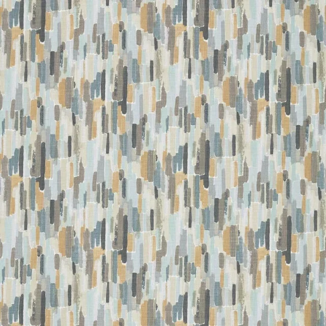 Harlequin Trattino Fabric in Mustard/Maize/Seal – a Sample