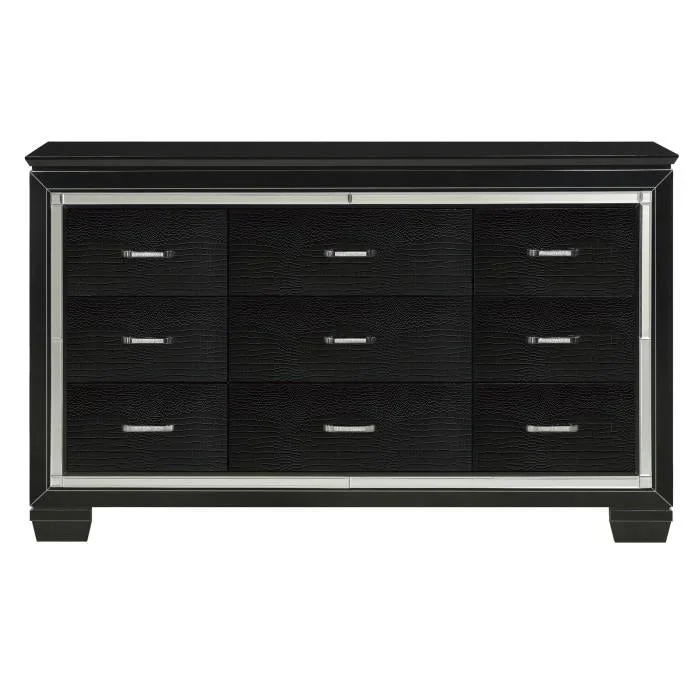 Homelegance Allura Dresser in Black 1916BK-5