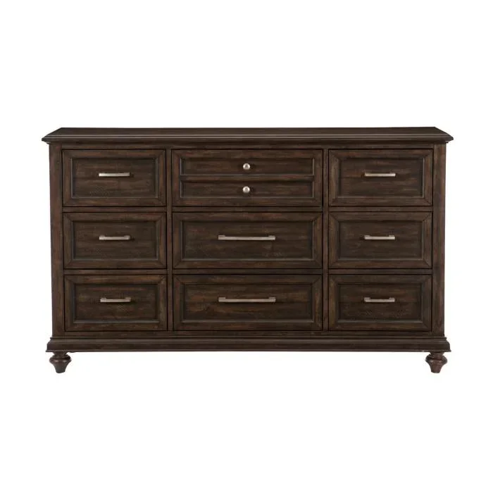 Homelegance Cardona Dresser in Driftwood Charcoal 1689-5