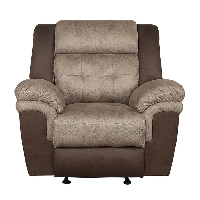 Homelegance Furniture Chai Glider Relcining Chair in 2 Tones