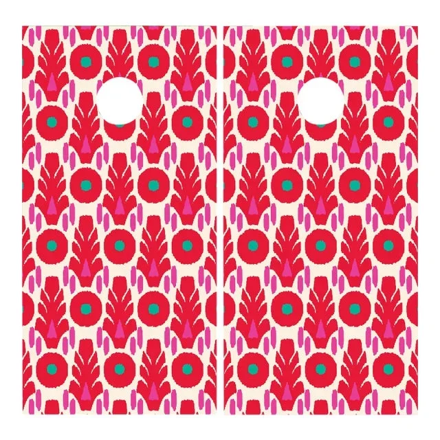 Ikat Luxury Cornhole Boards – 2 Boards + 8 Toss Bags