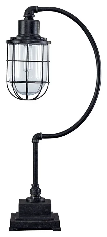 Jae – Metal Desk Lamp – Antique Black