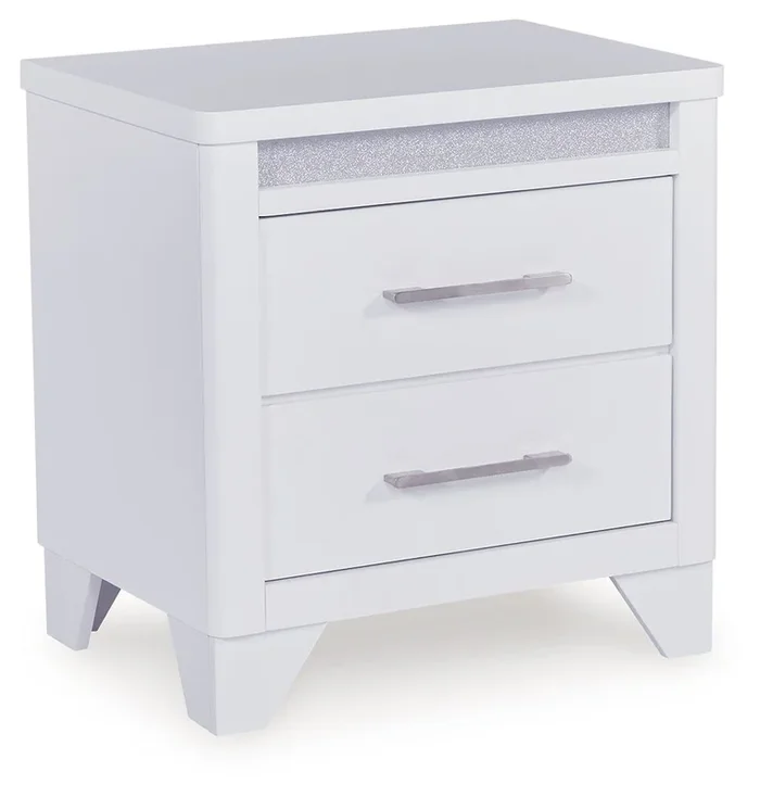 Jarlee – Two Drawer Night Stand – White