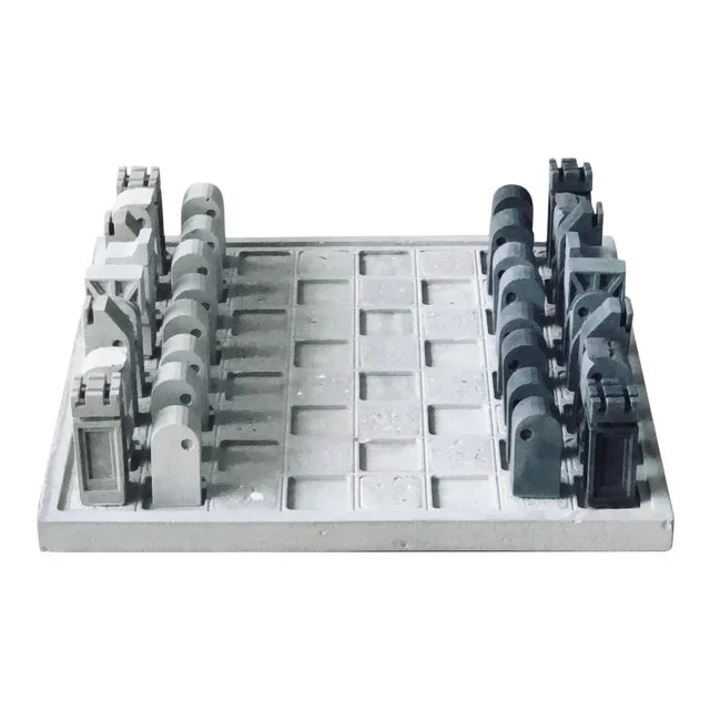Jordy Virguetti Brutalist Hand Made Chess Set