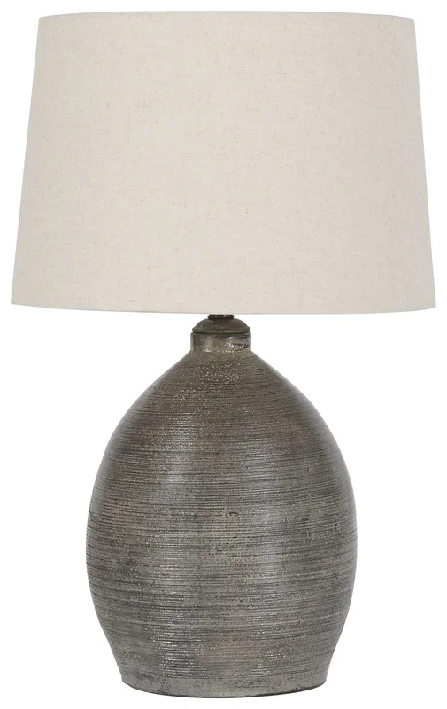 Joyelle – Terracotta Table Lamp – Gray