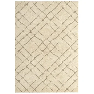 Jubilant Verona Abstract Geometric 5×8 Shag Area Rug / R-1149-58