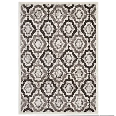 Kalinda Rustic Vintage Moroccan Trellis 8×10 Area Rug / R-1128-810