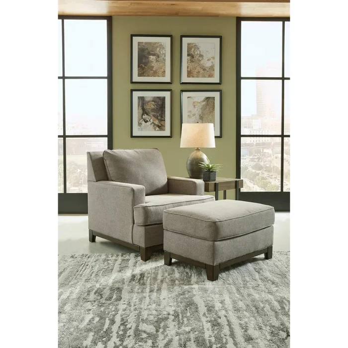 Kaywood – Granite – 2 Pc. – Chair, Ottoman