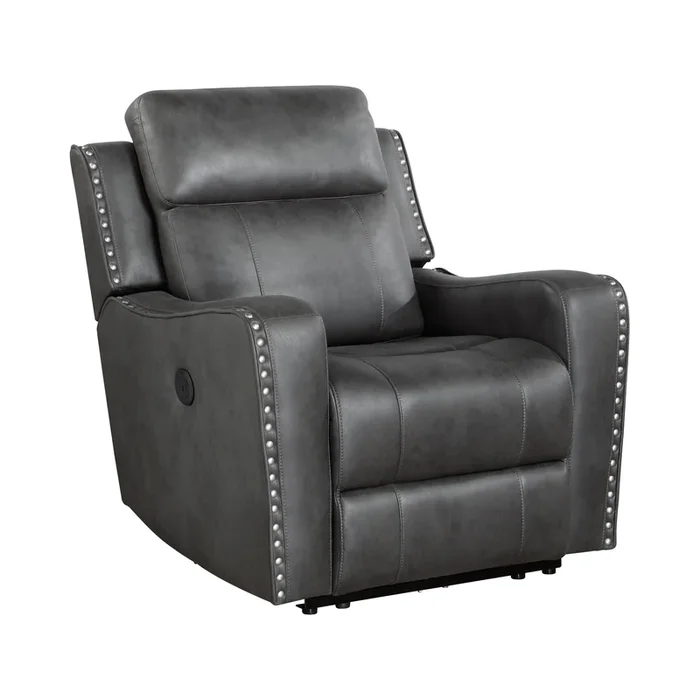 Kellen Smoky Gray Power Reclining Chair
