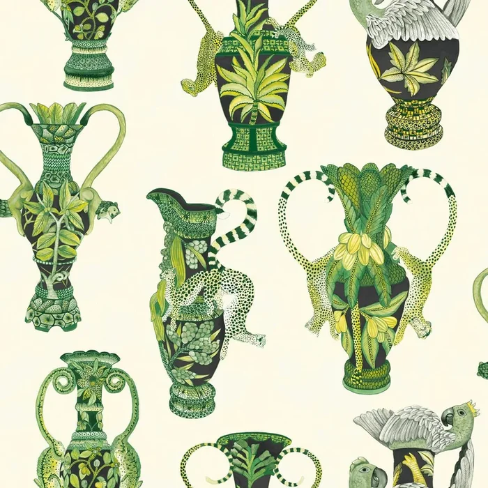 Khulu Vases – Green & White