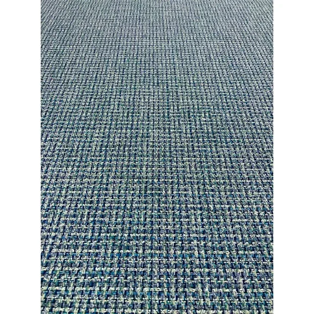 Kravet Tailor Made – Indigo Multi Colored Blue Tweed Modern Upholstery Fabric – 3.5 Yards