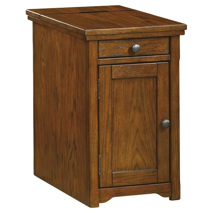 Laflorn – Light Brown – Chair Side End Table