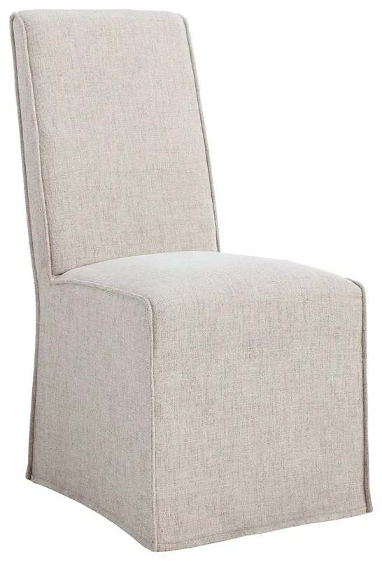 Langford – Light Grayish Brown – Dining Skirted Chair (set Of 2)
