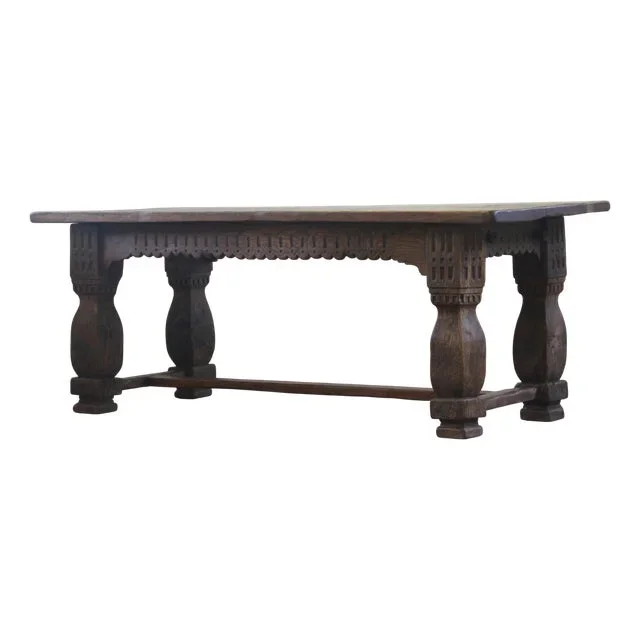 Large Vintage Danish Farmhouse Refectory Table, 1930s