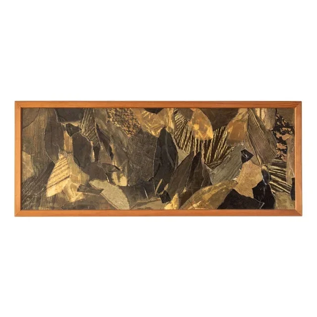 Lars Bergander, Leaves, 1963, Collage