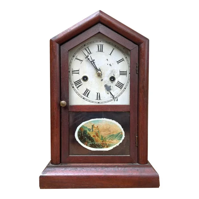 Late 1800s 8-Day Clock by the Ingraham and Co Clock Company (Bristol, Ct).