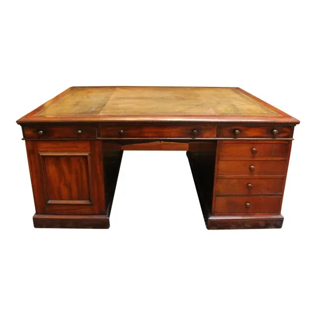 Late 19th Century English Georgian Taste Partner’s Desk