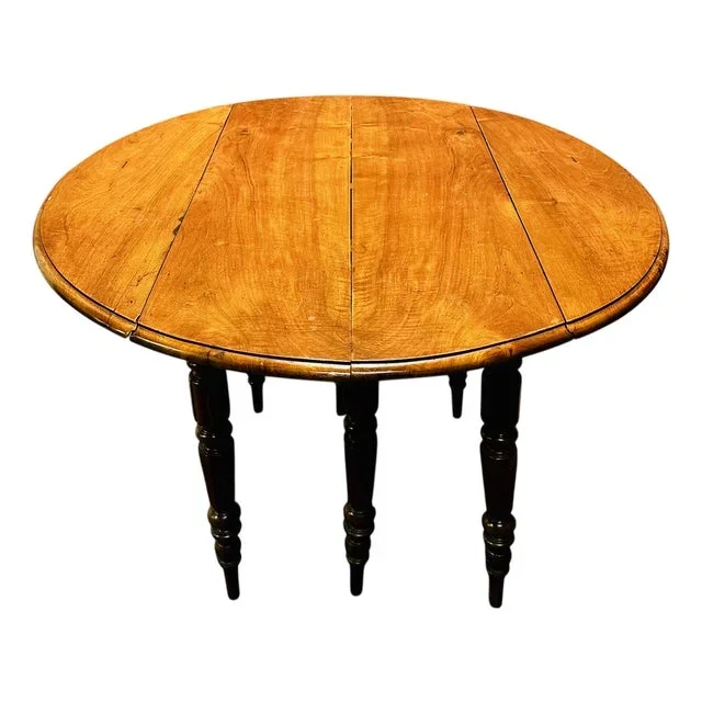 Late 19th Century Slatted Table in Italian National Walnut