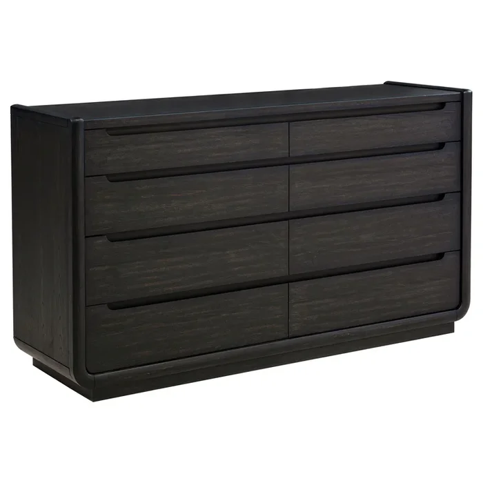 Leandro 8-drawer Bedroom Dresser Cabinet Burnished Black