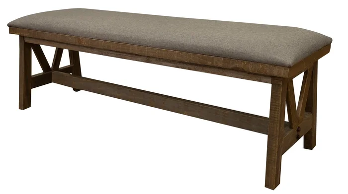 Loft – Bench – Two Tone Gray / Brown