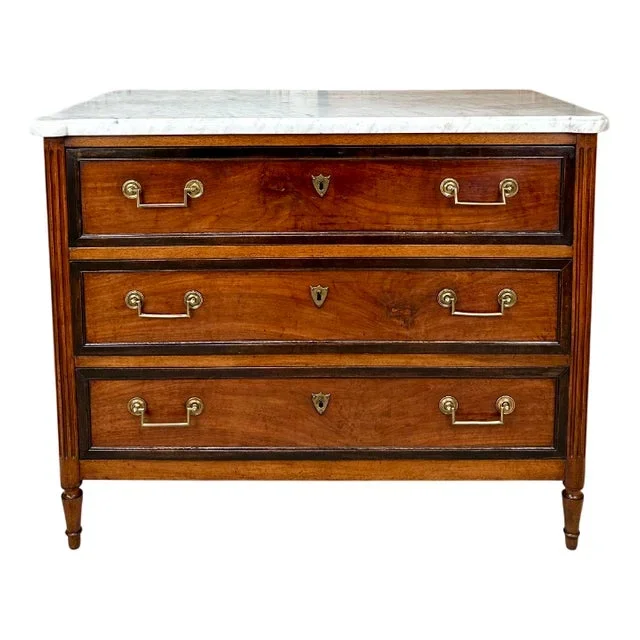 Louis XVI Walnut Chest of Drawers
