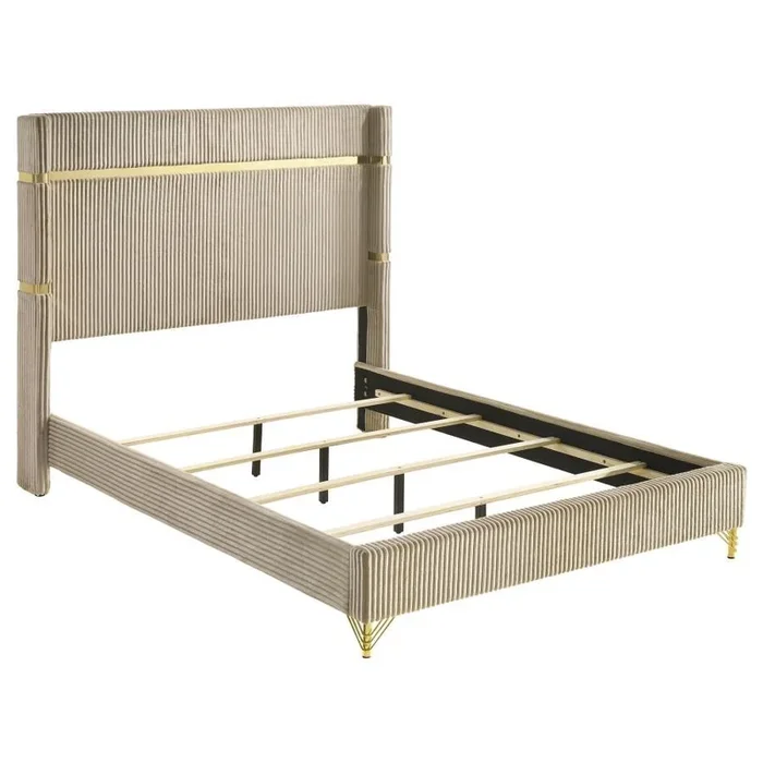Lucia – Upholstered Wingback Bed