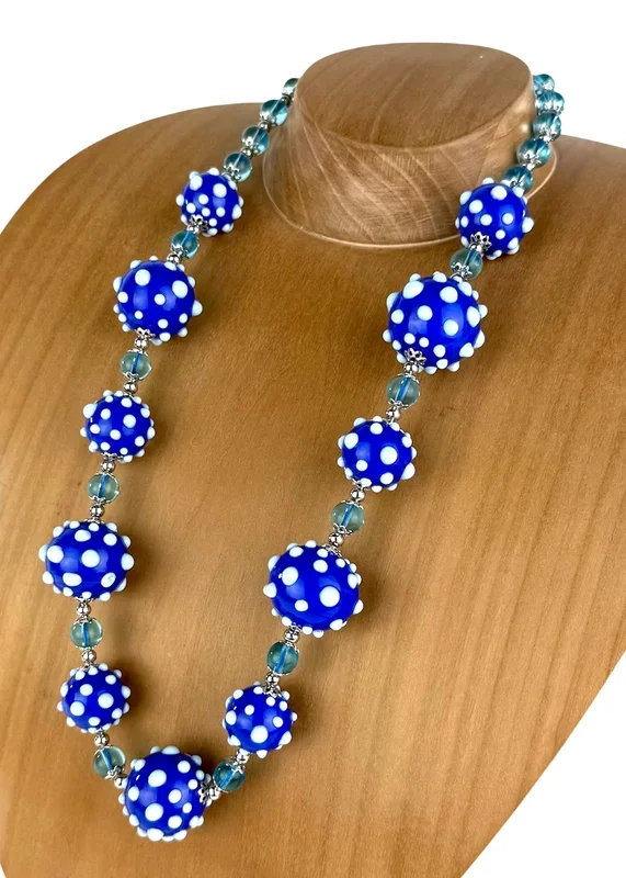 Ludovica – Collana In Vetro Di Murano Blu