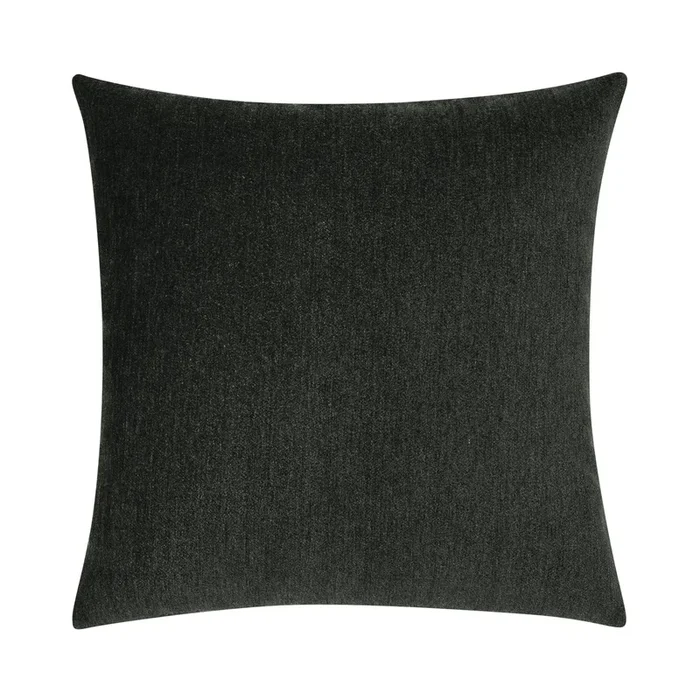 Luxe Velour Charcoal Pillow