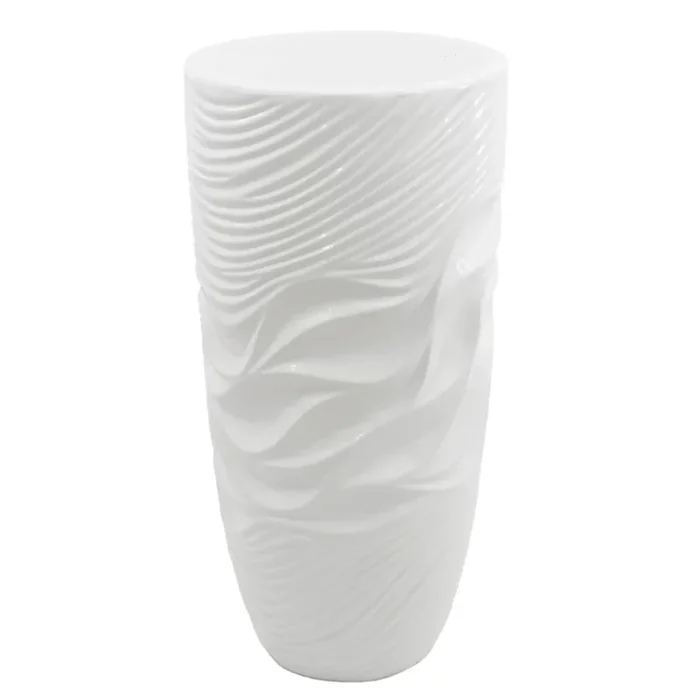MABEL 28″ White Floor Vase Planter