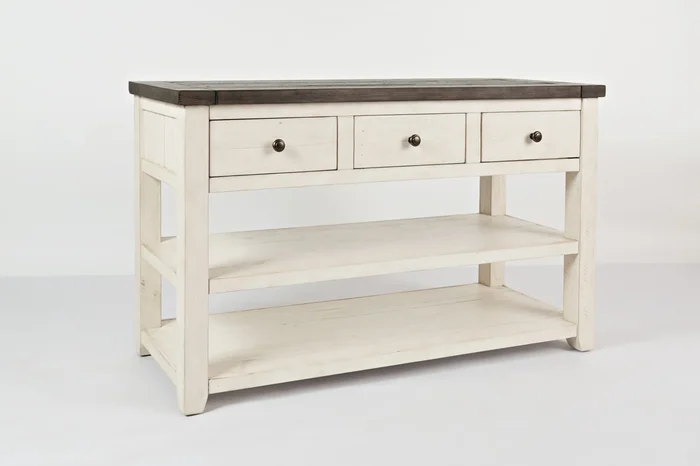 Madison County Sofa/Media Table 1706-4 by Jofran at Old Brick Furniture & Mattress Co.