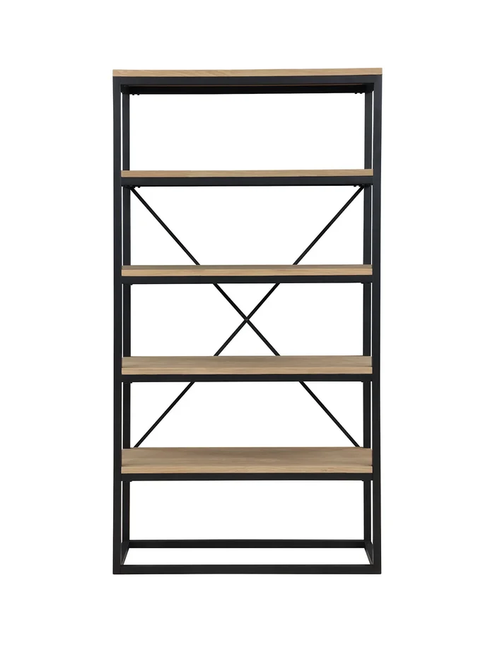 Magnolia Bookcase, Black MM500KBC by Steve Silver at Old Brick Furniture & Mattress Co.