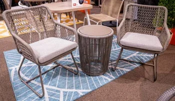 Majors Beach – Outdoor Table And 2 Chairs (Set of 3) – Beige