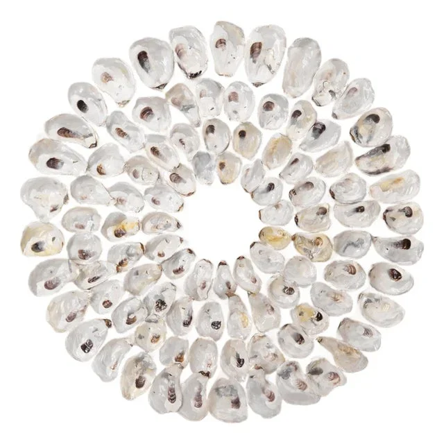 Maldives Framed Wall Art, White Abalone Shells